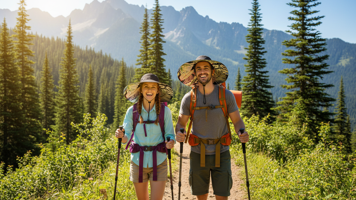 Summer Hats World Trekking Lifestyle Image